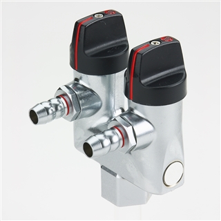 LA二口ON・OFFヒューズガス栓／LPガス用