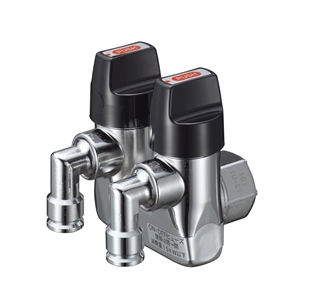 LB二口自在コンセントON・OFFヒューズガス栓／LPガス用