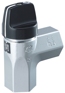 L型可とう管ガス栓／都市ガス用