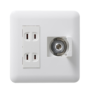 ガスコンセント埋込E二口付／都市ガス用