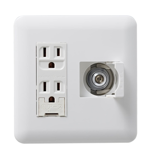 ガスコンセント埋込E二口アース付／都市ガス用