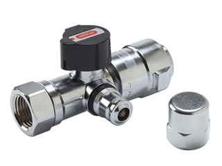 検査孔付ボールUIねじガス栓／LPガス用