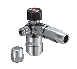 検査孔付ボールULねじガス栓／LPガス用