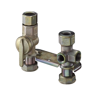 Rc1×Rc3/4／2P／入側鉄管・出側フレキ管用／都市ガス用